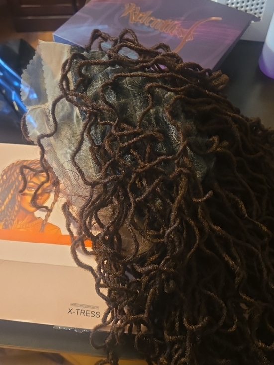 Other - Dark Brown Faux Locs Hairpiece - Chunky Twist Style